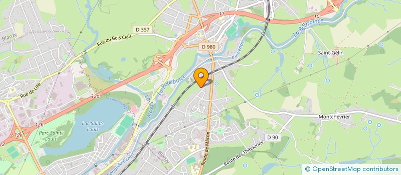 localisation de l'entreprise VACHER - LE RICHE  BLANZY