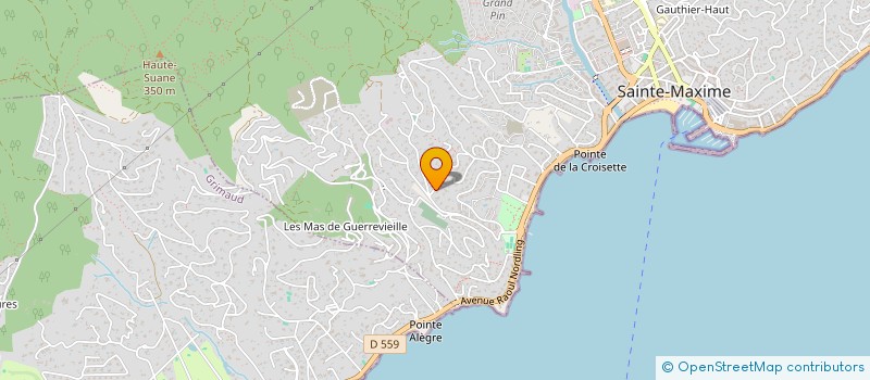 localisation de l'entreprise VACHER PARRINELLO à SAINTE-MAXIME