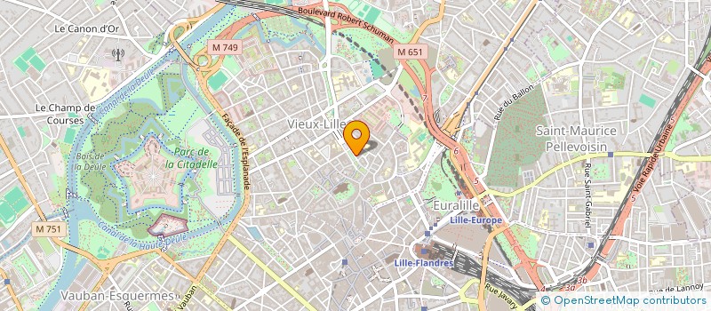 localisation de l'entreprise VACHERAND INGENIERIE TECHNIQUE  LILLE