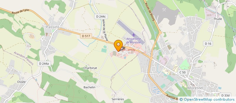 localisation de l'entreprise VACO à ARANDON-PASSINS