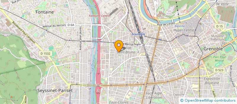 localisation de l'entreprise VACOA à GRENOBLE
