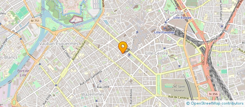 localisation de l'entreprise VACOSSIN NOTAIRES & ASSOCIES à LILLE