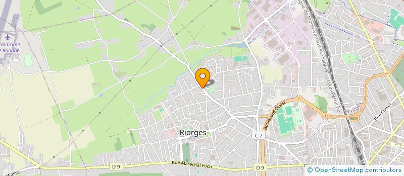 localisation de l'entreprise VACOTEL à RIORGES