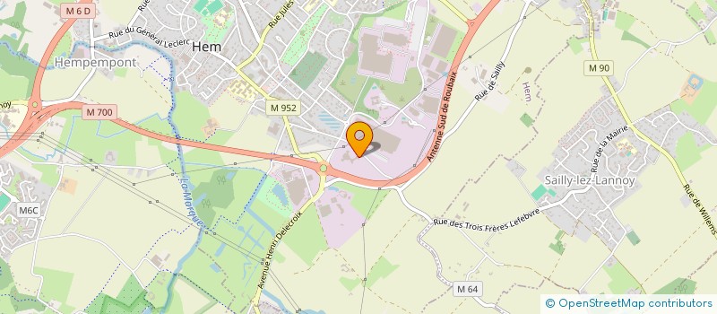 localisation de l'entreprise VACQUERIE I à LEZENNES