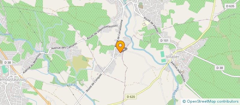 localisation de l'entreprise VACQUIE ELEC à CONQUES-SUR-ORBIEL