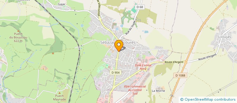 localisation de l'entreprise VACQUIER à DRUELLE BALSAC