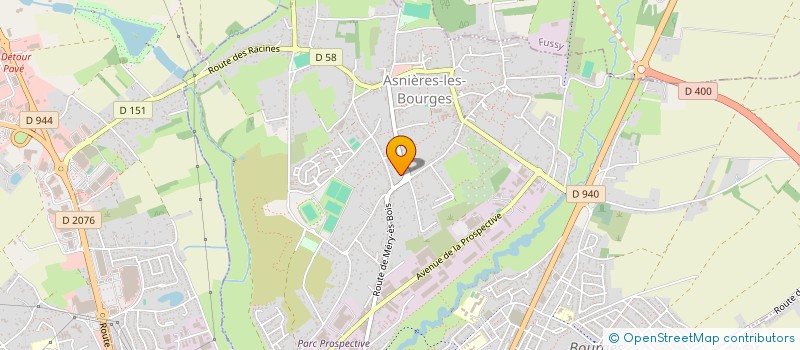 localisation de l'entreprise VACRE  BOURGES