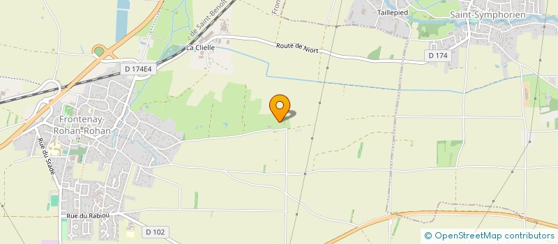 localisation de l'entreprise VACS  FRONTENAY-ROHAN-ROHAN