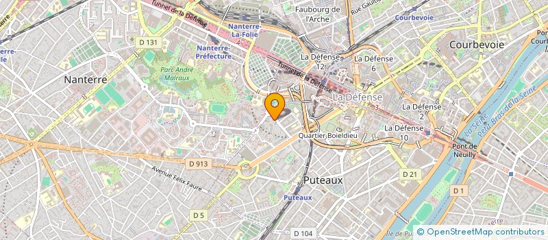 localisation de l'entreprise VACU THERM à PUTEAUX