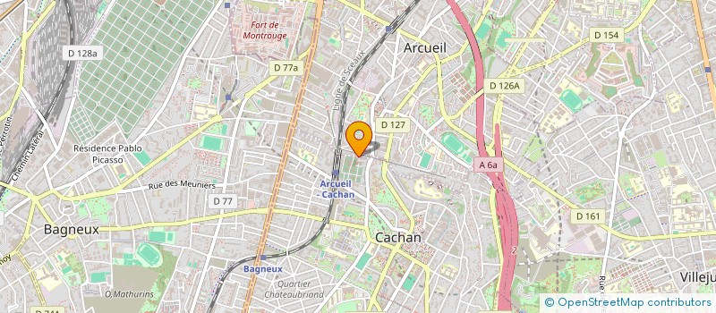 localisation de l'entreprise VACUUM THEORY à CACHAN