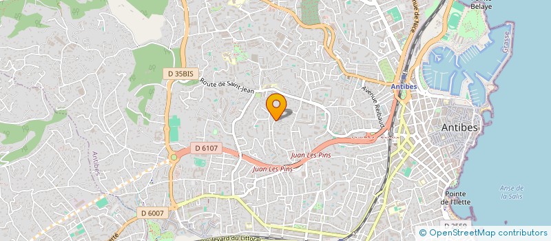 localisation de l'entreprise VAD  ANTIBES