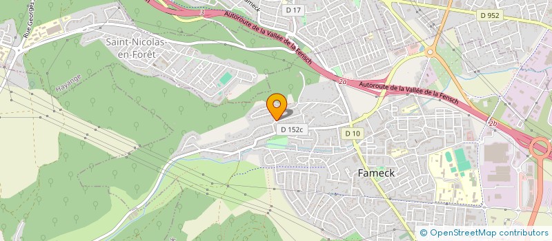 localisation de l'entreprise VAD  FAMECK