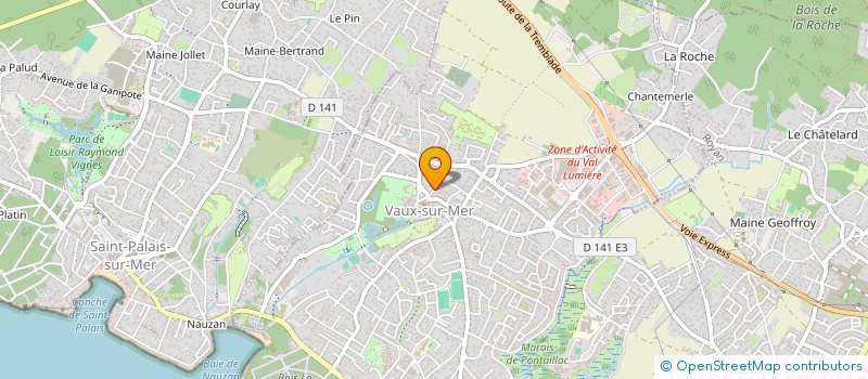 localisation de l'entreprise VAD  VAUX-SUR-MER