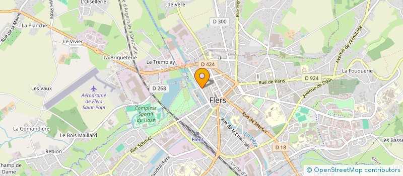 localisation de l'entreprise VAD à FLERS