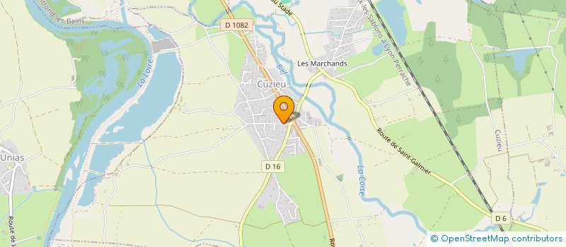 localisation de l'entreprise VAD  CUZIEU