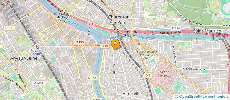 localisation de l'entreprise VAD INTERNATIONAL à ALFORTVILLE