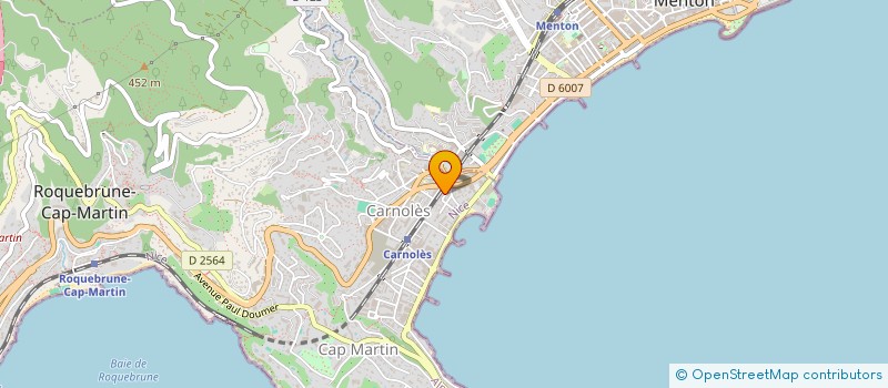 localisation de l'entreprise VADAIS à ROQUEBRUNE-CAP-MARTIN