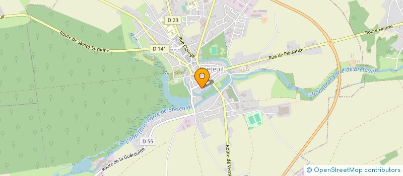 localisation de l'entreprise VADAKAEL à BRETEUIL