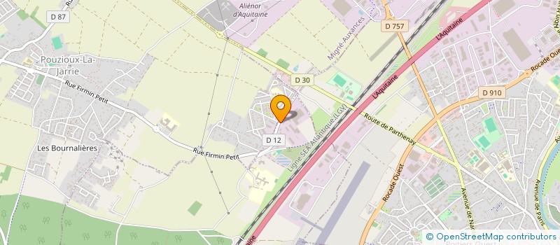 localisation de l'entreprise VADAP  POITIERS