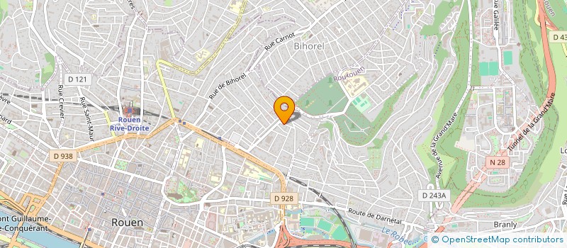 localisation de l'entreprise VADAPE à ROUEN