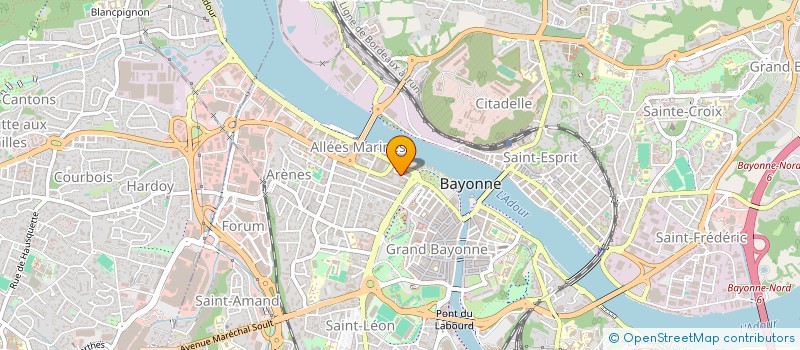 localisation de l'entreprise VADATO à BAYONNE