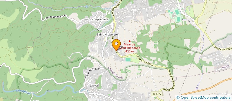 localisation de l'entreprise VADE MECUM EN TERRES D'AUVERGNE  CHATEL-GUYON