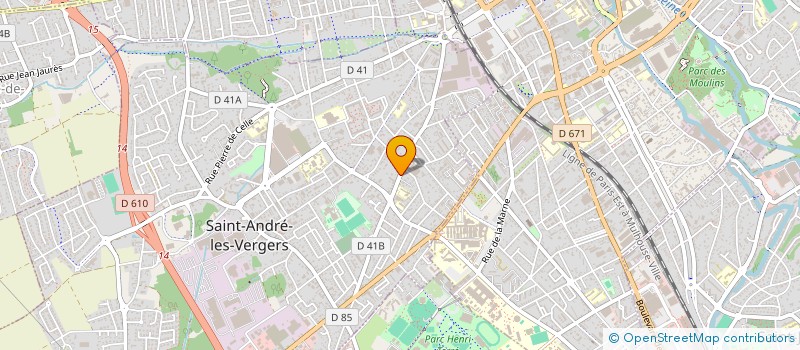 localisation de l'entreprise VADEEM MJ  SAINT-ANDRE-LES-VERGERS