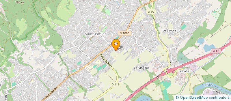 localisation de l'entreprise VADEGIS  SAINT-ISMIER