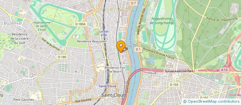localisation de l'entreprise VADEMECOM EDITIONS à SAINT-CLOUD
