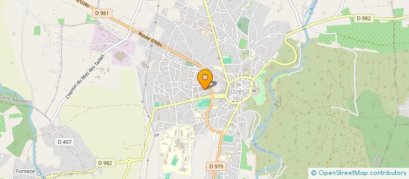 localisation de l'entreprise VADENORE  UZES