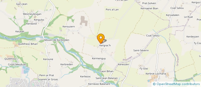 localisation de l'entreprise VADER ET FILS  PLABENNEC