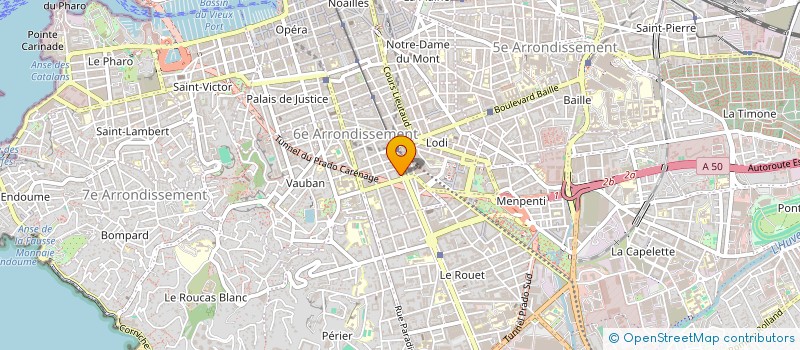 localisation de l'entreprise VADI SECURITE à MARSEILLE
