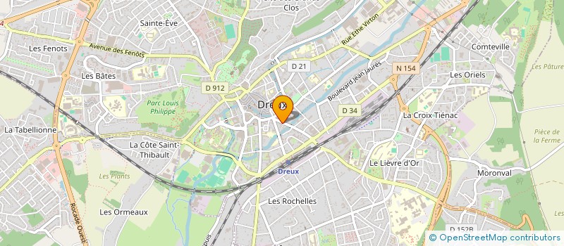 localisation de l'entreprise VADIM à DREUX