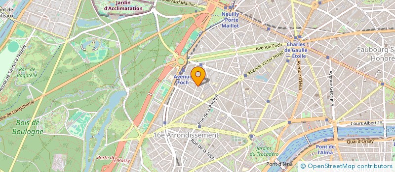 localisation de l'entreprise VADIM  PARIS