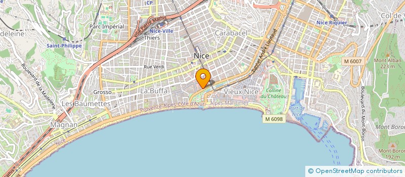 localisation de l'entreprise VADIM à NICE