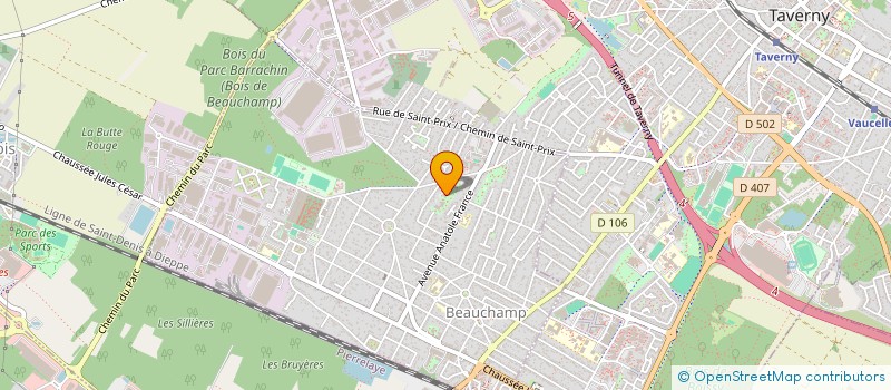 localisation de l'entreprise VADIMO  L'ISLE-ADAM