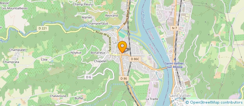 localisation de l'entreprise VADIS  SARRAS