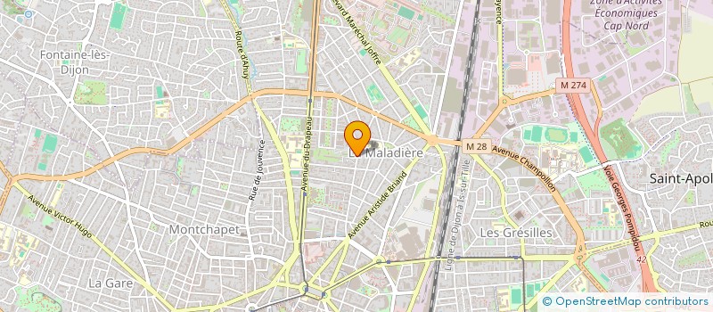 localisation de l'entreprise VADITI IT CONSULTING  DIJON