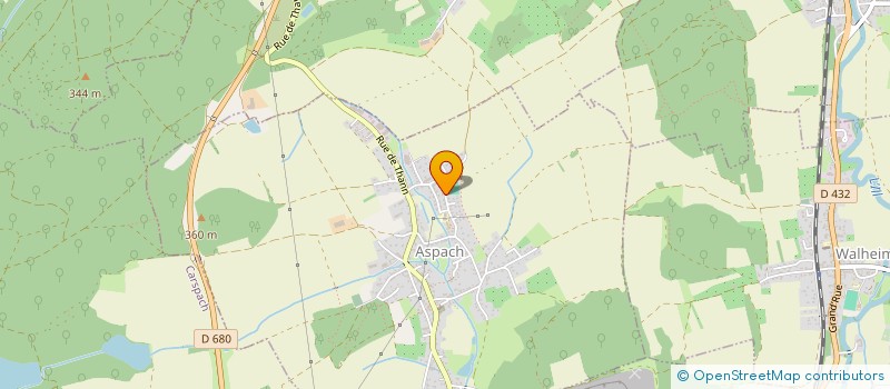 localisation de l'entreprise VADLA  ASPACH