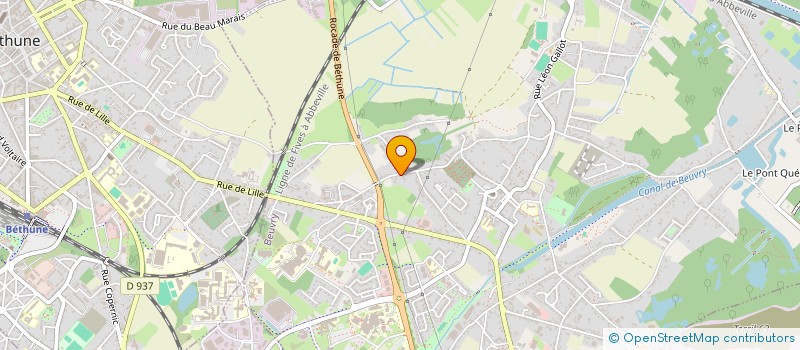 localisation de l'entreprise VADNA  BEUVRY