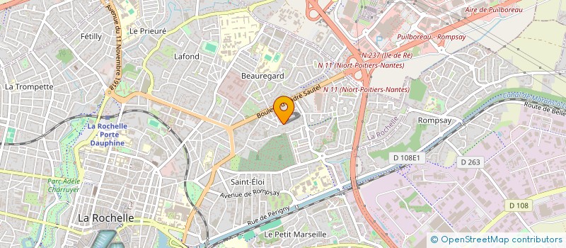 localisation de l'entreprise VADO  LA ROCHELLE