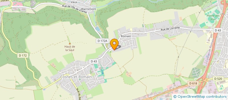 localisation de l'entreprise VADO  COSNES-ET-ROMAIN