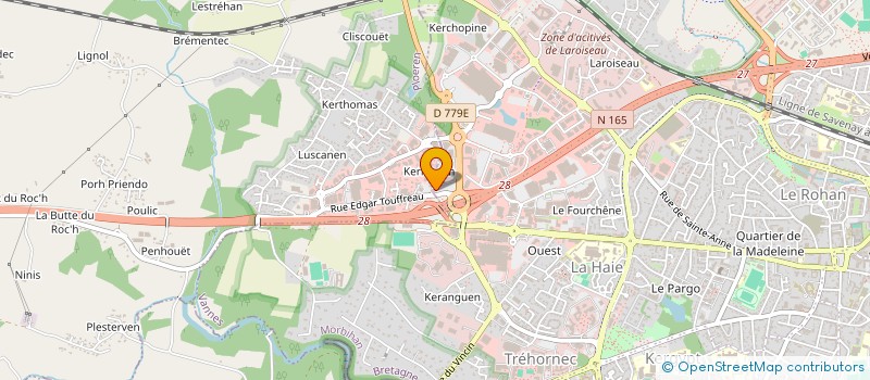 localisation de l'entreprise VADOR à VANNES