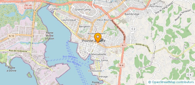 localisation de l'entreprise VADOR CONCEPT GROUP à POINTE-A-PITRE