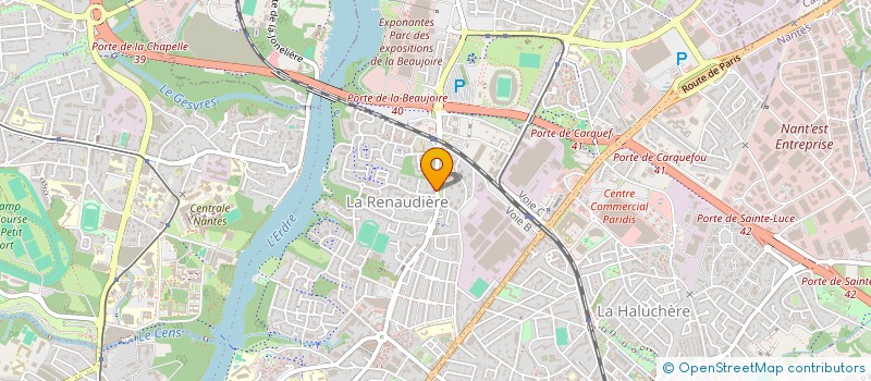 localisation de l'entreprise VADROT DUCLOIS à NANTES