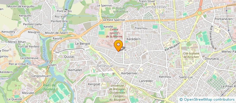 localisation de l'entreprise VADROUILLER à BREST