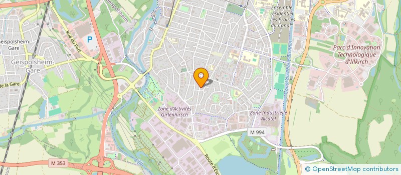 localisation de l'entreprise VAEDO  ILLKIRCH-GRAFFENSTADEN