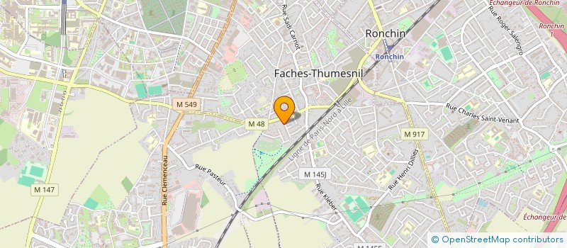 localisation de l'entreprise VAELEC  FACHES-THUMESNIL