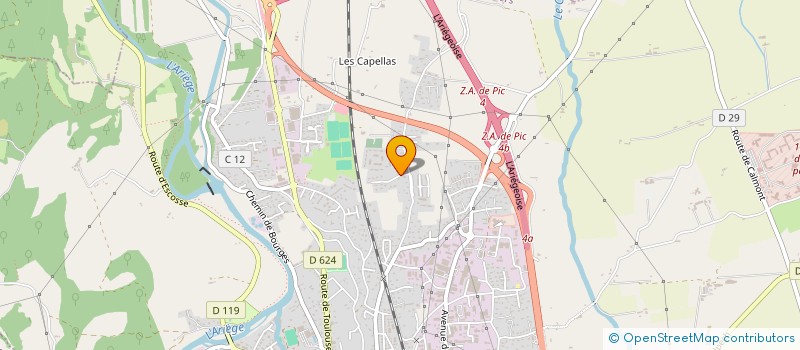 localisation de l'entreprise VAELLO à PAMIERS