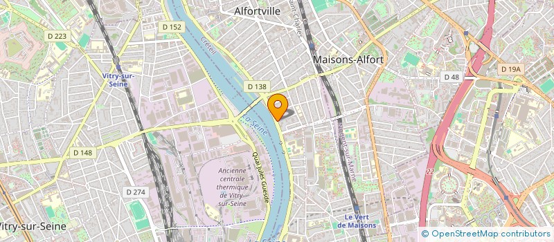 localisation de l'entreprise VAEMA à ALFORTVILLE